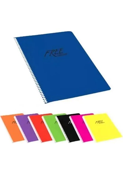 Free Spiralli Defter A4 Kareli 60 Yaprak (320402)