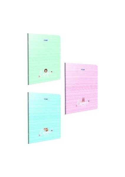 Camper Karton Kapak Defter A4 Kareli 60 Yaprak (4334)