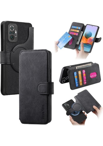 Xiaomi Redmi Not 10 Için Flip Case Pro 4g Kart Standı Mıknatıs Koruyucu (Yurt Dışından)