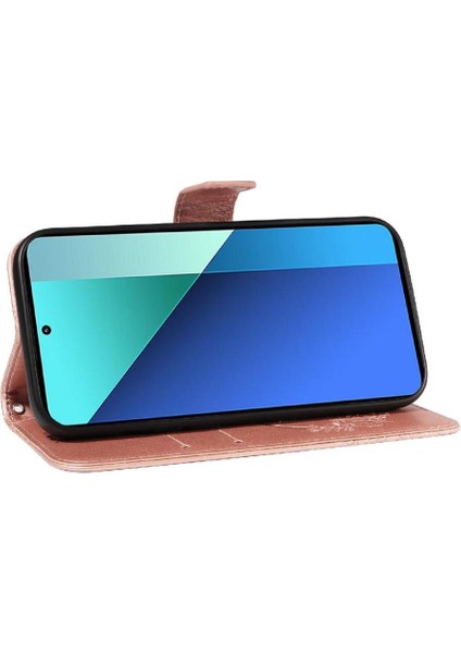 Xiaomi Redmi Not 13 Için Flip Case 4g Ayrılabilir El Kayışı Kabartmalı Yüksek (Yurt Dışından) fırsatları
