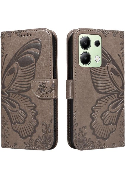 Xiaomi Redmi Not 13 Için Flip Case 4g Ayrılabilir El Kayışı Kabartmalı Yüksek (Yurt Dışından) modelleri