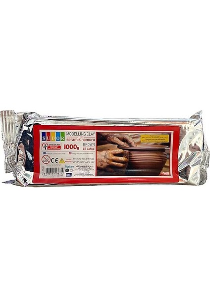 KİL264 Seramik Hamuru Kahve 1000GR