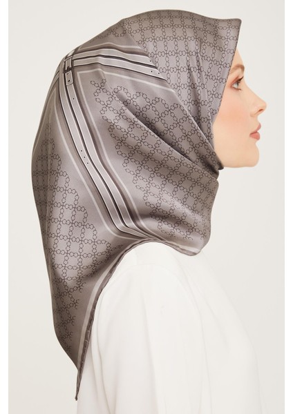 Nostalji Serisi Ipek Twill Eşarp 9054D-03