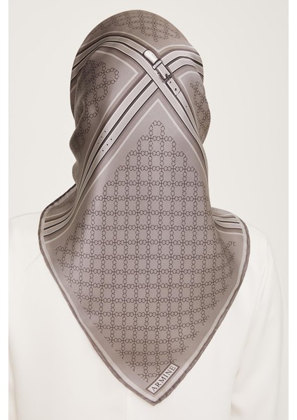 Nostalji Serisi Ipek Twill Eşarp 9054D-03