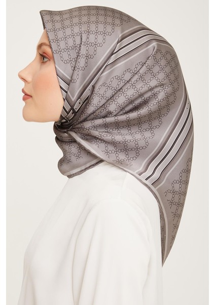 Nostalji Serisi Ipek Twill Eşarp 9054D-03