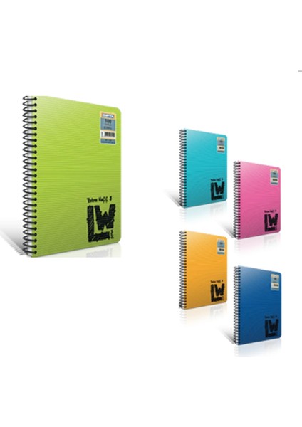 Lw Extra Hafif Spiralli Defter A4 Çizgili 80 Yaprak (1950)