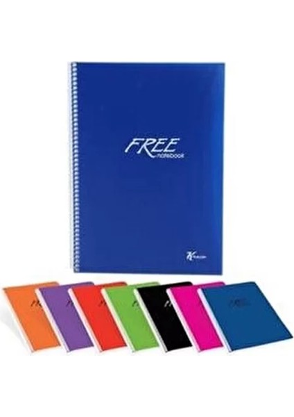 Free Spiralli Defter A4 Düz 80 Yaprak (320420)