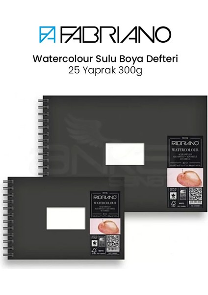 Watercolour Sulu Boya Defteri 25 Yaprak 300G