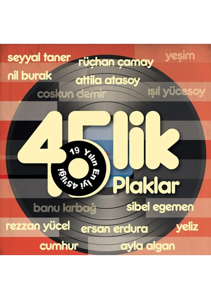 19 Yılın En Iyi 45' Liği - Plak