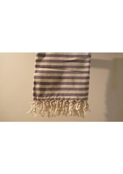 Knidos Peştemal - Pamuk- 100X180- Peştemal- Plaj Havlusu- Çizgi Desen