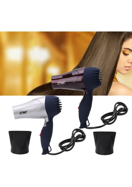 Kahve Stili GW555 Katlanabilir Saç Kurutma Makinesi Düşük Gürültülü Seyahatçi Ev Blower 220V Ab Takımağı Seyahat Salon Ev Kullanımı Perakende Satışı (Yurt Dışından) fırsatları