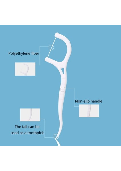 Nude Tarzı Diş Ipi Diş Temizleme Diş Fırçası Diş Ipi Seçimlerini Diş Stick Diş Temizleme Arası Fırça (Yurt Dışından)