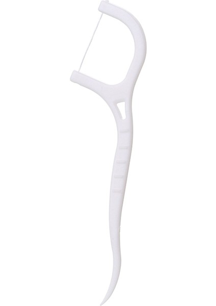 Beyaz Stil Tek Kullanımlık Diş Ipi Diş Arası Fırça Diş Stick Diş Çubuğu Flok Ağız Diş Bakım Araçları (Yurt Dışından)