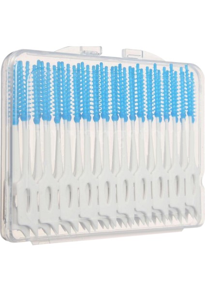 Çoklu Stil Diş Temizliği ve Ağız Bakımı Için 100 Adet Tek Kullanımlık Diş Interdental Fırça ve Diş Ipi Seti (Yurt Dışından)