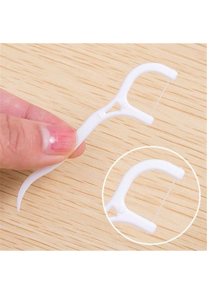 45# Sıcak Lot Çocuklar Için Elastik Diş Ipliği Çubuğu Dişler Arası Temizleyici Ağız Bakım Aracı Plastik Iplik Taşıma Kutusu ile (Yurt Dışından)