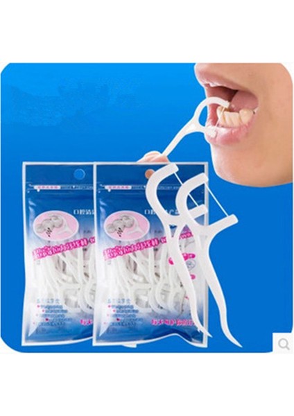 Mavi Stil Sağlıklı Diş ve Diş Eti Temizleyici Diş Kürdanı 7.5cm - Diş Temizliği Için Oral Bakım (Yurt Dışından)