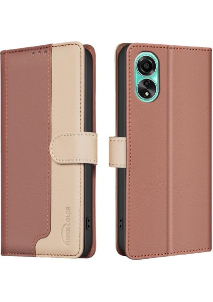 Oppo A78 4g Kart Yuvaları Için Flip Case Tutucu Flip Folio Rfıd Engelleme Tpu (Yurt Dışından)