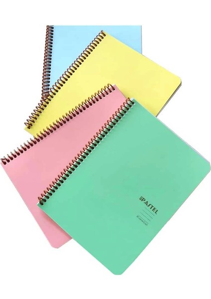 Defter Pp Kapak Spiralli Pastel Note A4 80 Yaprak Çizgili fiyatları