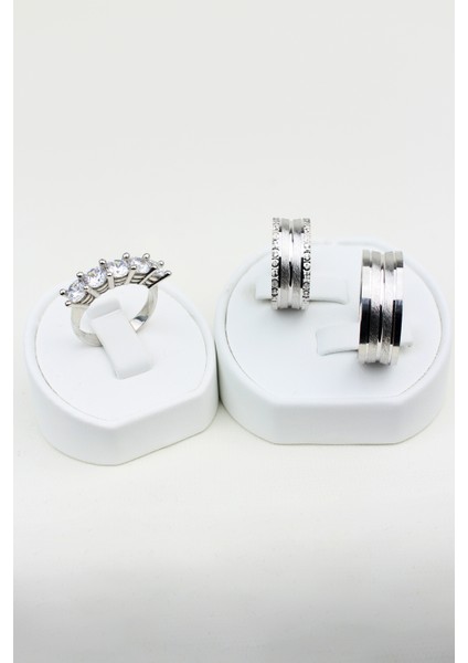 Boz Mat 925 Ayar Gümüş Alyans, Nişan ve Söz Yüzüğü