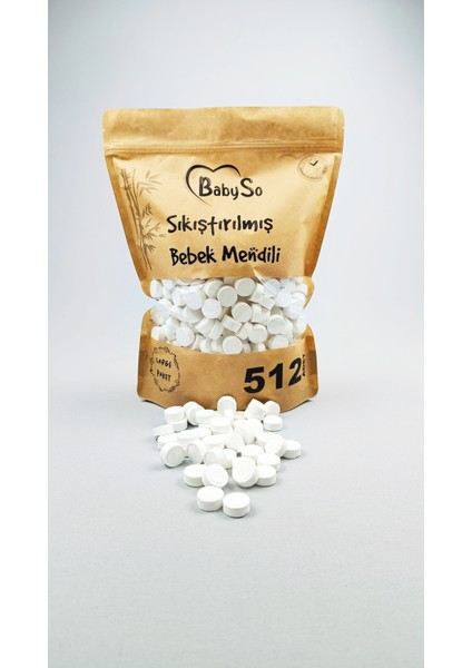 Sıkıştırılmış Bebek Mendili 512 Adet Paket fiyatları