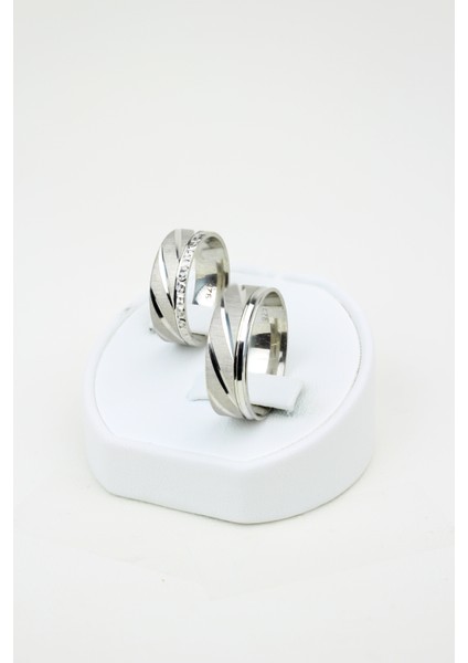 Normal Brose Çapraz Kalemli 925 Ayar Gümüş Alyans, Nişan ve Söz Yüzüğü fiyatları