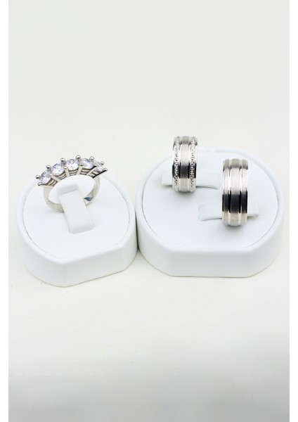 Düz Brose 925 Ayar Gümüş Alyans, Nişan ve Söz Yüzüğü