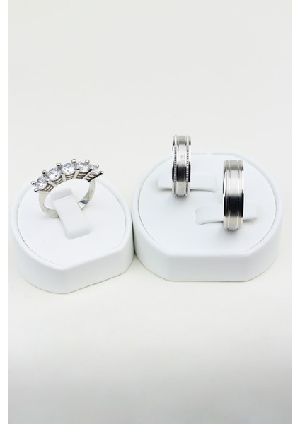 Düz Brose 925 Ayar Gümüş Alyans, Nişan ve Söz Yüzüğü