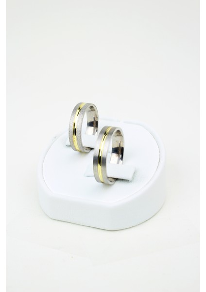 Erkek Düz Brose Bayan Kum Ortası Rose Pahlı 925 Ayar Gümüş Alyans, Nişan ve Söz Yüzüğü fiyatları