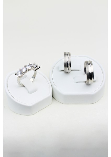 Şıklığın Simgesi 925 Ayar Gümüş Alyans, Nişan ve Söz Yüzüğü