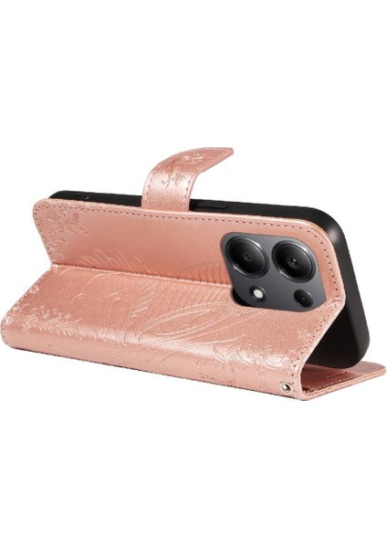 Xiaomi Redmi Not 13 Pro 4g Için Flip Case Kart ile Ayrılabilir El Kayışı (Yurt Dışından)