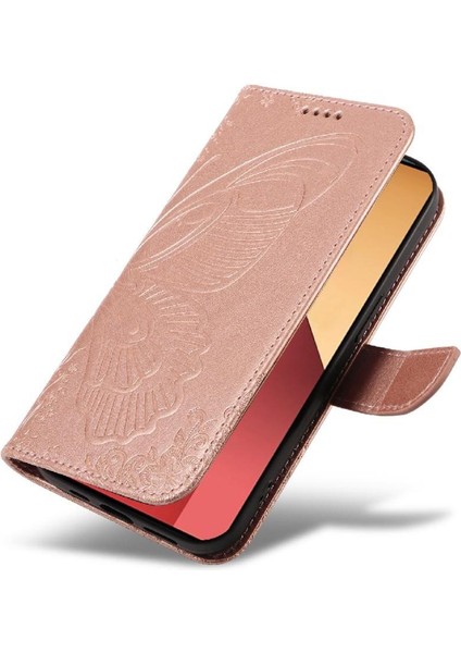 Xiaomi Redmi Not 13 Pro 4g Için Flip Case Kart ile Ayrılabilir El Kayışı (Yurt Dışından)