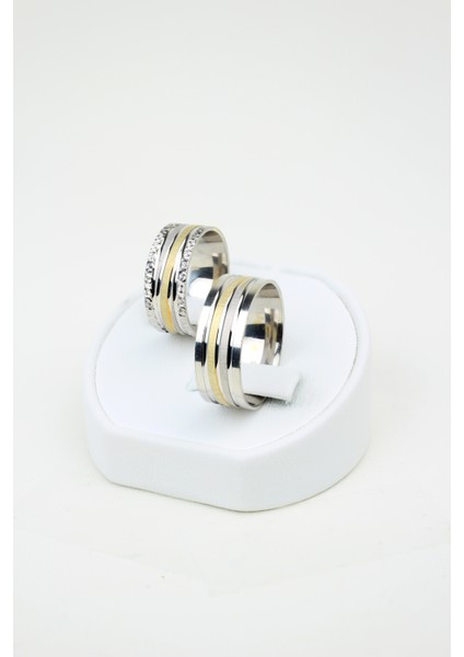 Normal Brose Yaldızlı 925 Ayar Gümüş Alyans, Nişan ve Söz Yüzüğü fiyatları