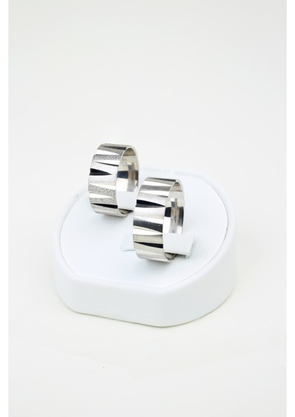 Erkek Düz Brose Kadın Kumlu 925 Ayar Gümüş Alyans, Nişan ve Söz Yüzüğü fiyatları