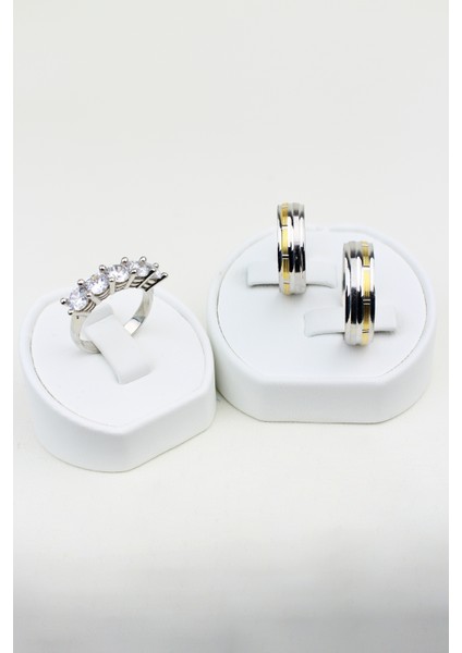 Geleneksel Ahenk Halkası 925 Ayar Gümüş Alyans, Nişan ve Söz Yüzüğü