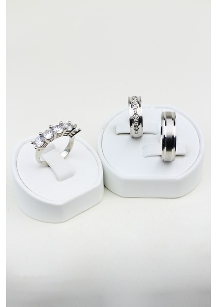 Gizemli Sevgi Döngüsü 925 Ayar Gümüş Alyans, Nişan ve Söz Yüzüğü