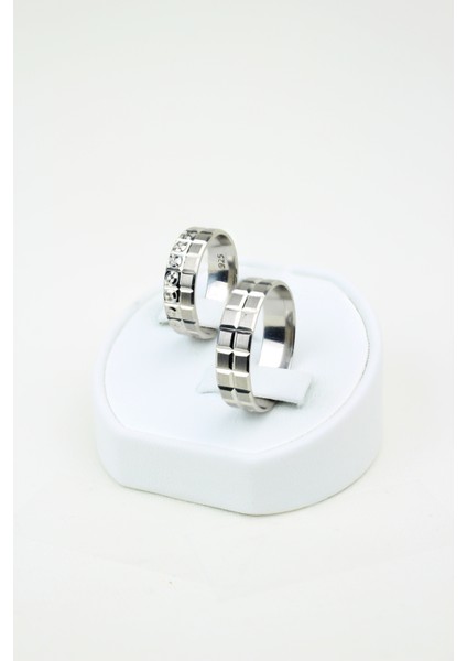 Parıltılı Sevgi Yüzüğü 925 Ayar Gümüş Alyans, Nişan ve Söz Yüzüğü fiyatları