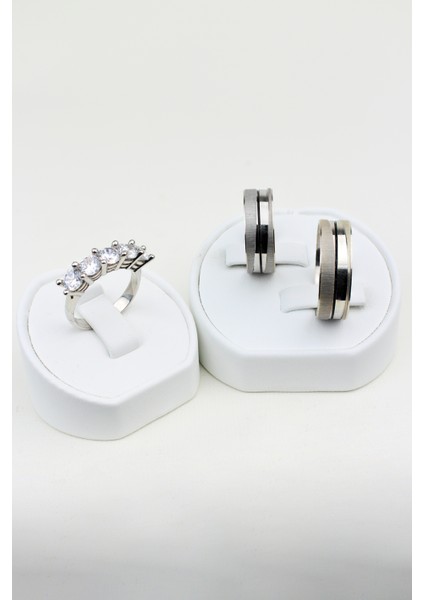 Sonsuz Sevgi Harmoni 925 Ayar Gümüş Alyans, Nişan ve Söz Yüzüğü