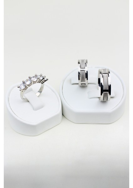 Ruh Incisi Bağlantısı 925 Ayar Gümüş Alyans, Nişan ve Söz Yüzüğü