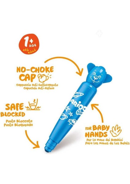 Baby Jumbo Süper Yıkanabilir Keçeli Boya Kalemi 6 Renk 42057