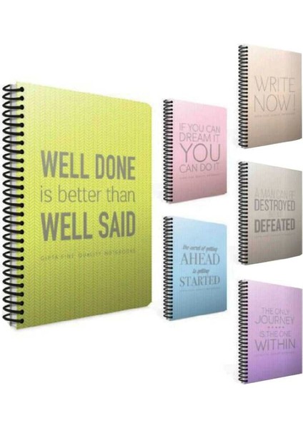 Now Spiralli Plastik Kapak Çizgili Defter A4 80 Yaprak fiyatları