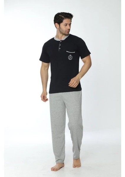 3075 Erkek Kısa Kol Pijama Takımı