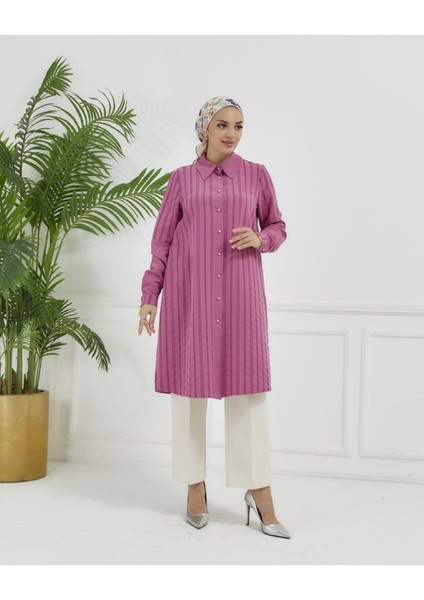 Gömlek Yaka Çizgili Tunik fiyatları