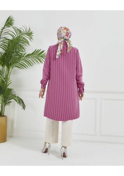 Gömlek Yaka Çizgili Tunik indirimleri