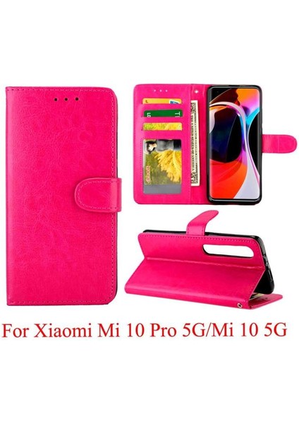 Xiaomi Mi 10 5g Için Flip Case Pu Deri Darbeye Kickstand Manyetik (Yurt Dışından)