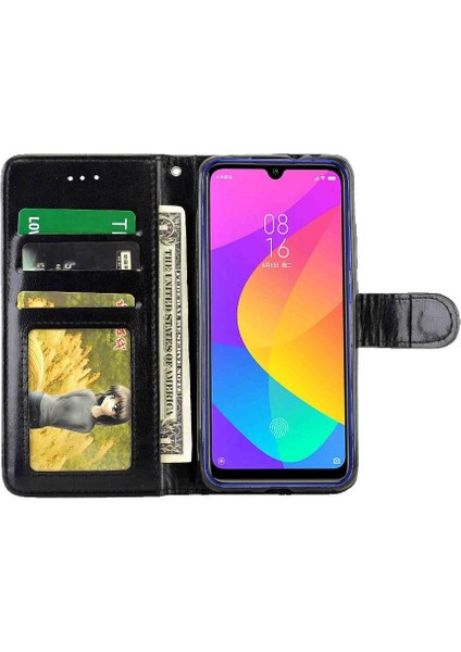 Xiaomi Mi CC9E Kart Tutucu Pu Deri Manyetik Kapatma Için Flip Case (Yurt Dışından)