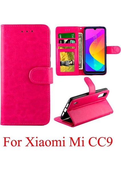 Xiaomi Mi Cc9 Pu Deri Manyetik Kapatma Darbeye Kart Için Flip Case (Yurt Dışından)