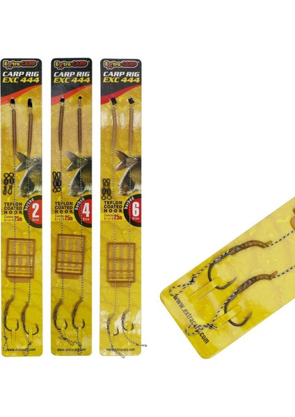 Exc 444 Sazan Boili Takımı Teflon Iğneli 25LB 6