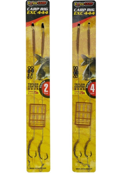 Exc 444 Sazan Boili Takımı Teflon Iğneli 25LB 6 modelleri