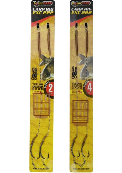 Exc 222 Sazan Boili Takımı Teflon Iğneli 25LB 4 fiyatları