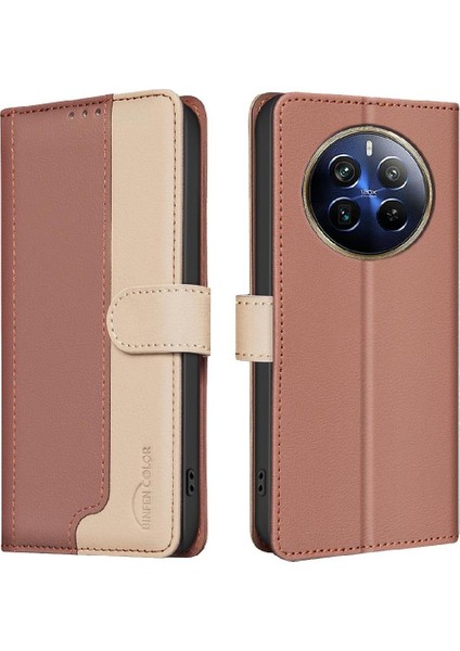 Realme 12 Pro Artı Darbeye Dayanıklı Tpu Iç Kabuk Kart Yuvaları Için Flip Case (Yurt Dışından)